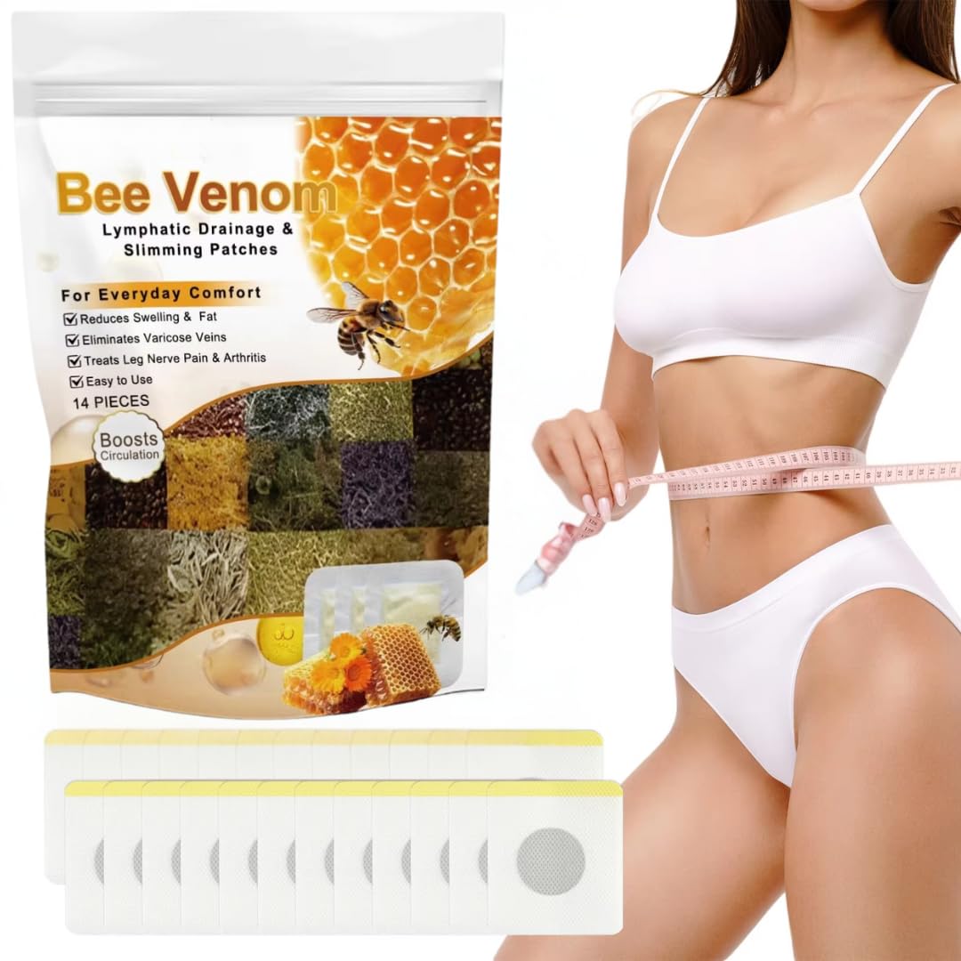 🌿Bee Venom Lymphatic Daiamage & Sliming Patches 🔥(Buy 1 Get 1 Free)🔥
