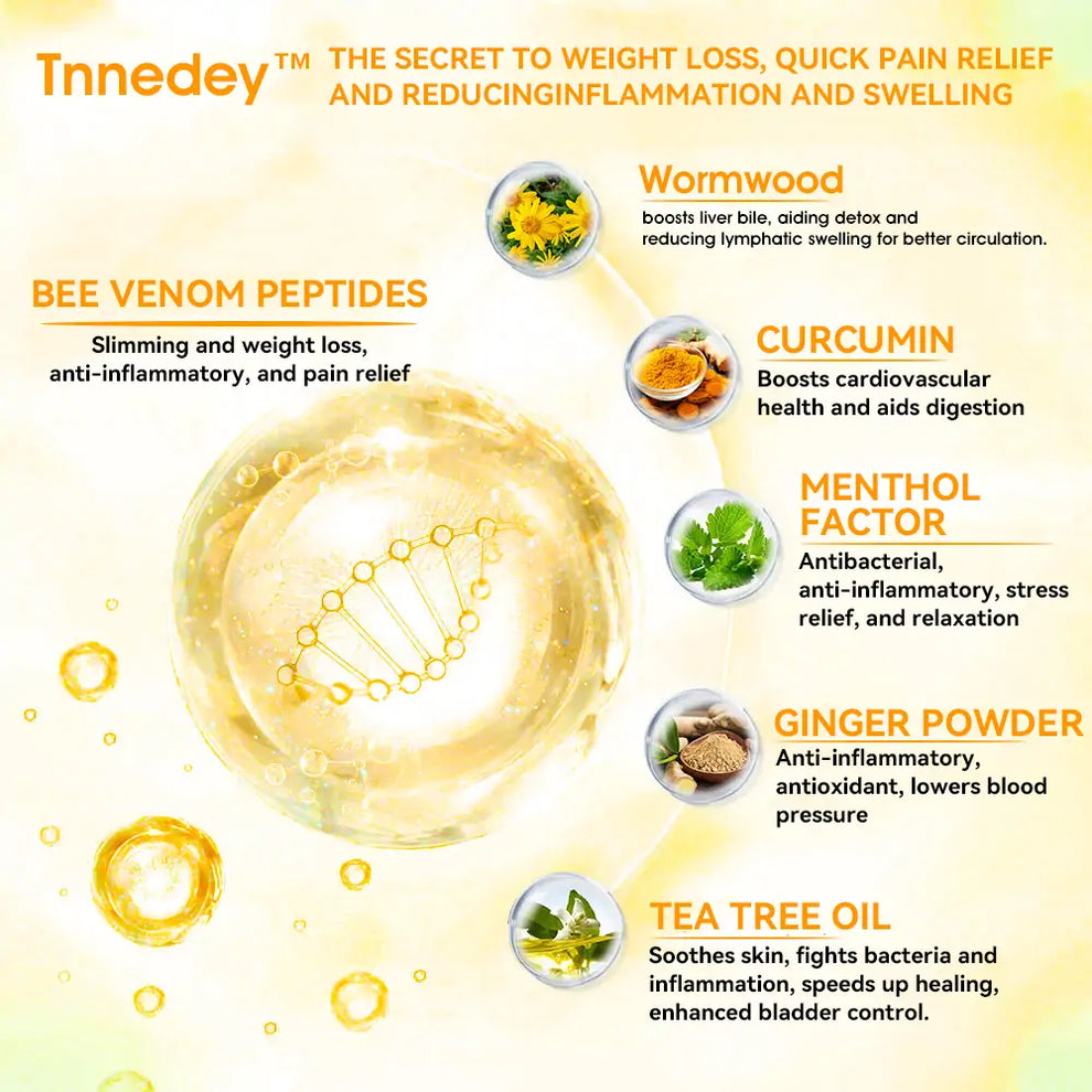 🌿Bee Venom Lymphatic Daiamage & Sliming Patches 🔥(Buy 1 Get 1 Free)🔥